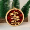 Custom Christmas ornament, Personalized name Christmas Ornaments, Holiday ornament with name, Gifts, Wooden Ornaments, Personalized name